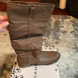 Rampage taupe boots